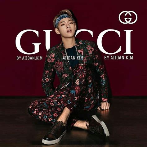 gucci gang bts|kim taehyung gucci model.